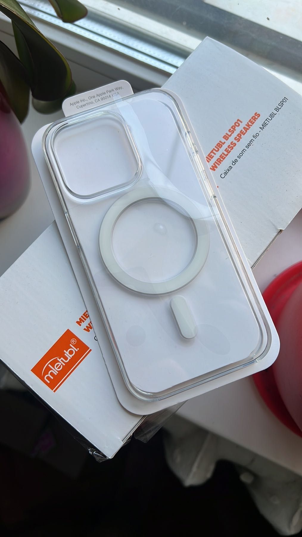 Чехол прозрачний Clear iphone 12 - 15 pro max magsafe анимация
