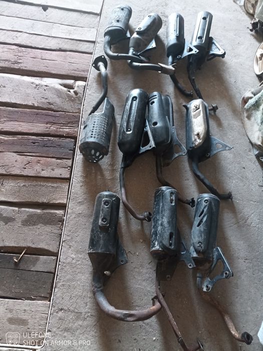 Глушители. хонда дио 56 Ямаха вино Ямаха джог и Вилки и.д