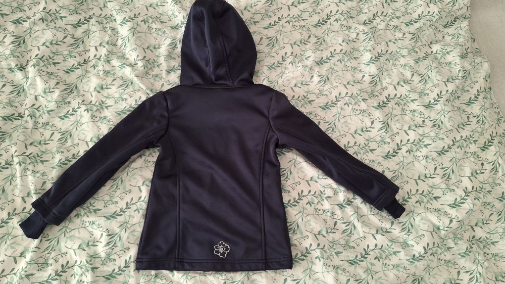 Kurtka softshell 110-116 granatowa dziewczynka.