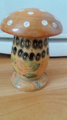 Продам деревянную копилку -гриб,СССР,75грн