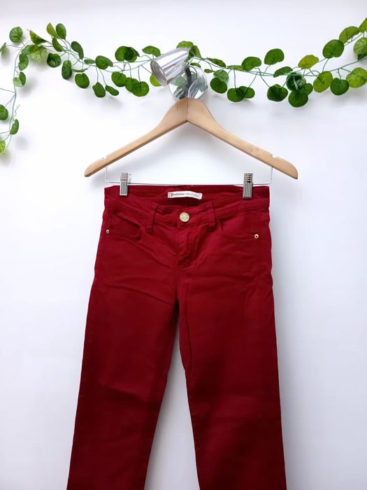 Calças de Ganga Vermelhas/ Bordeaux