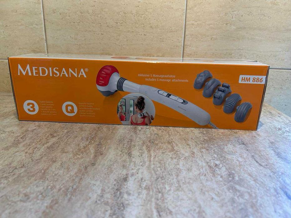 Masażer ręczny do pleców i ramion z podgrzewaniem Medisana HM886