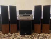 Hi-Fi акустика Magnat 5.1 + саб + ресивер Kenwood | Повний комплект