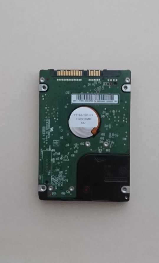 Dyski 2.5" do laptopa 3 sztuki - uszkodzone  1 TB, 250 GB, 80 GB