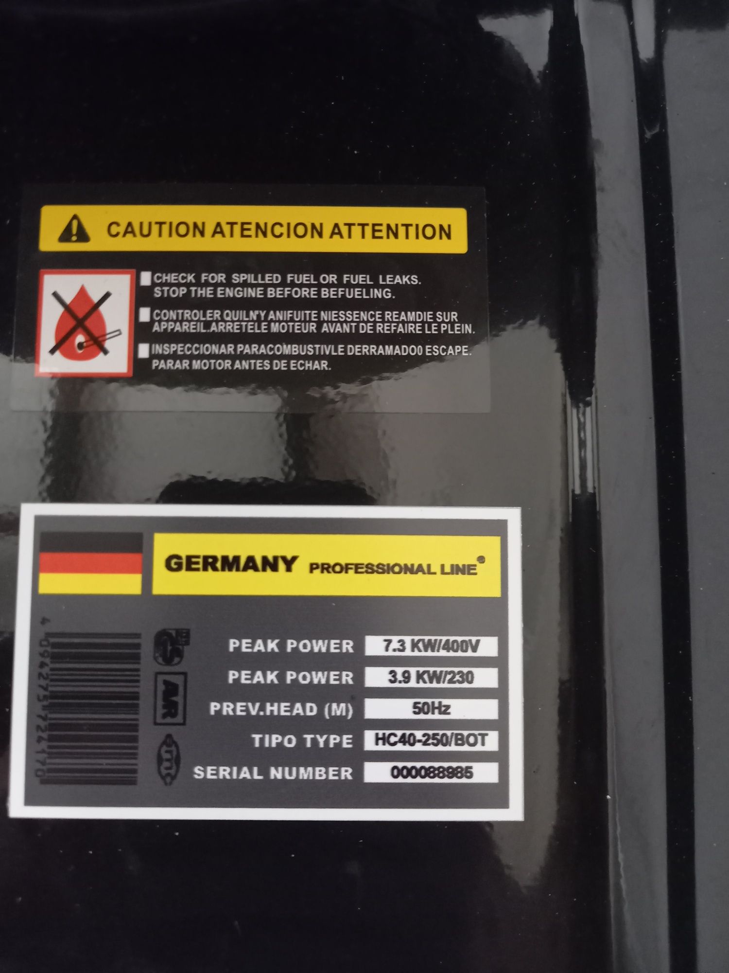 Agregat prądotwórczy 7,3 kw WILDMUND WN6200V5