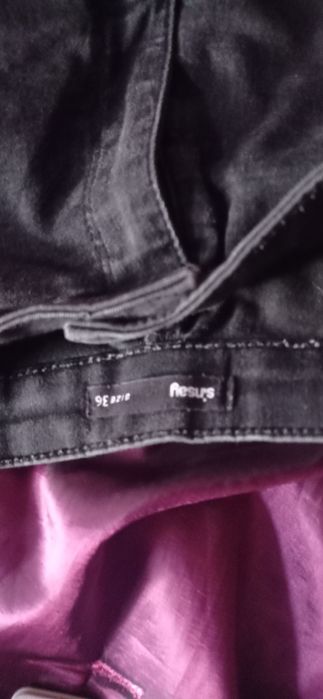 Szorty krótkie spodenki jeansowe czarne