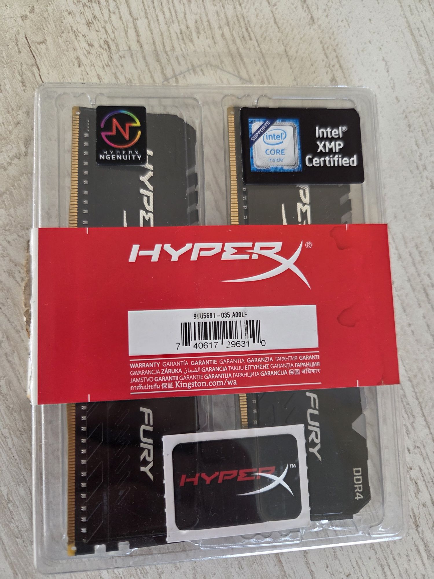pamiec ram 3200 mhz hyperx fury rgb 16gb (2x8gb) 3200mhz pamiec