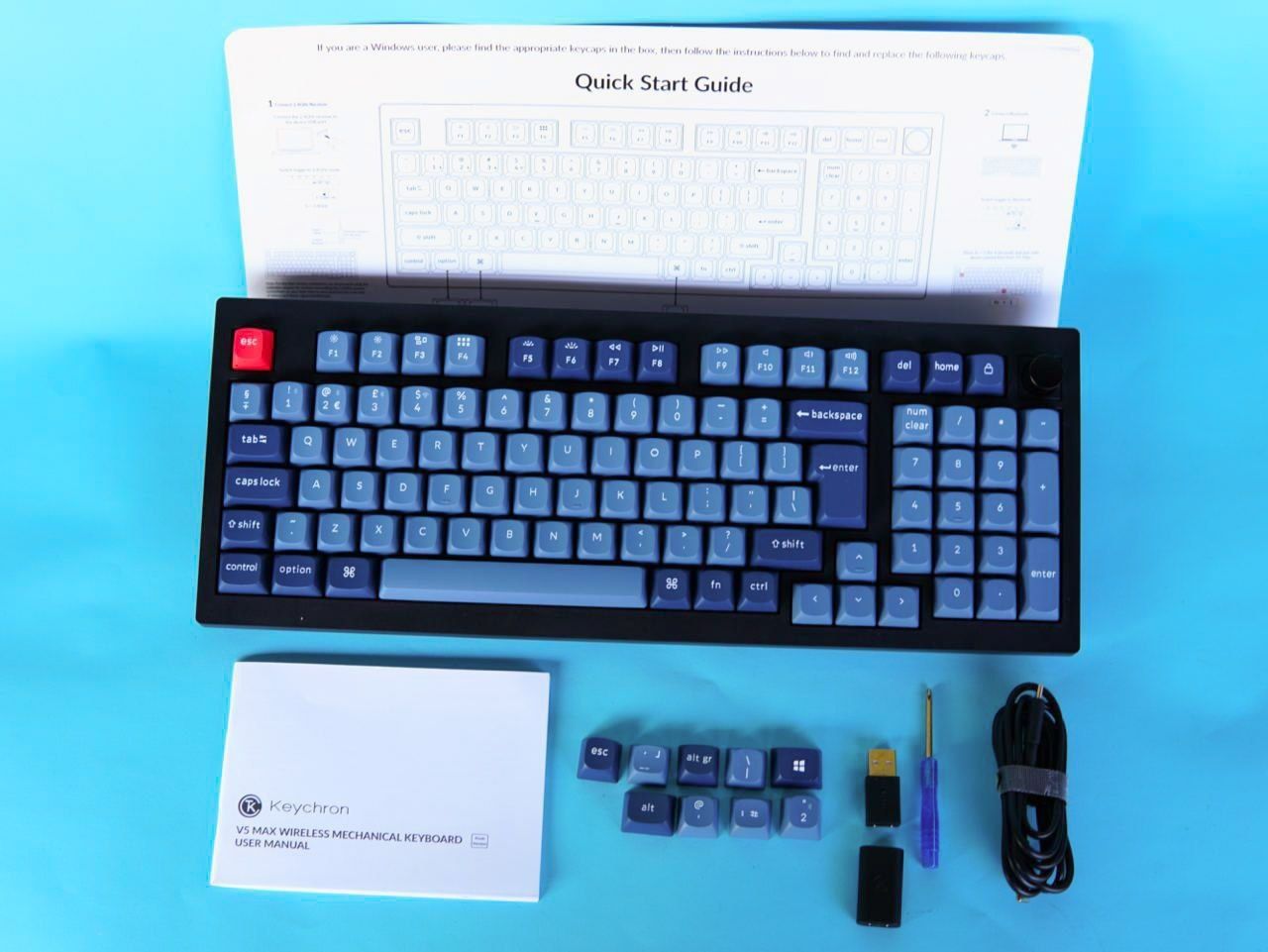 Беспроводная механическая клавиатура Keychron V5 Max QMK/VIA