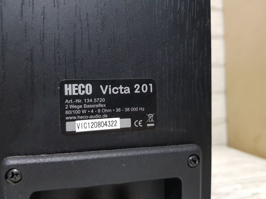 60Вт Полична акустика/полочная Heco Victa 201  б/у з Німеччини