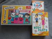 Kicia Kocia puzzle 60 el. jak nowe plus gratisy