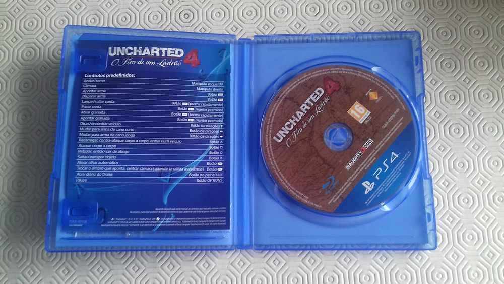 Uncharted 4 - O Fim de um Ladrão PS4