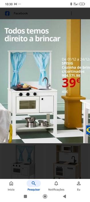 Cozinha brincar ikea