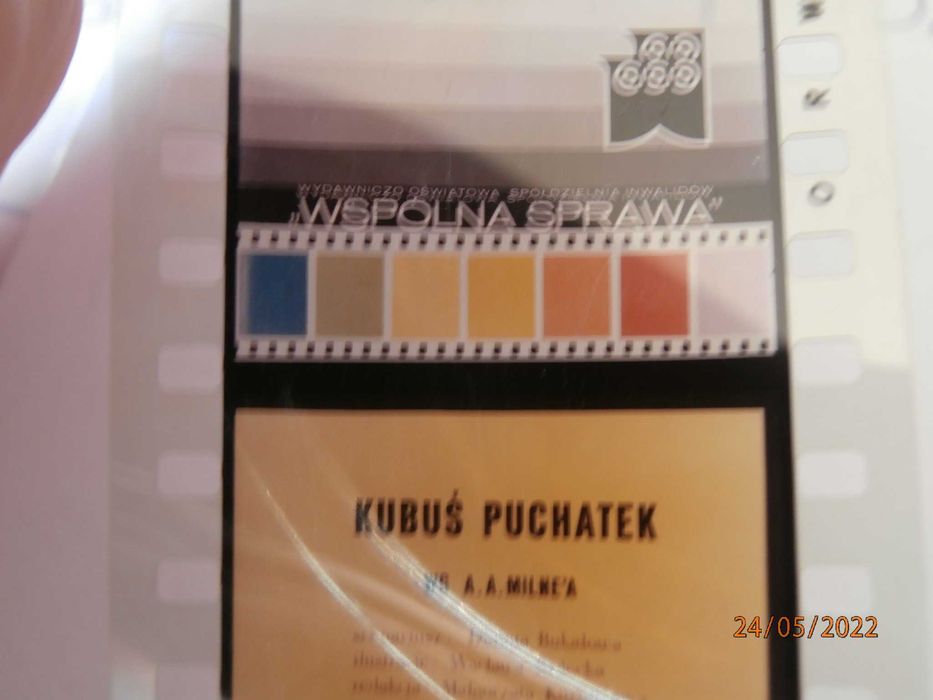 Bajka na rzutnik projektor  Kubuś Puchatek ( unikat ) cz I i II
