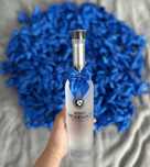 Chabrowe kokardki na alkohol butelkę wódkę handmade