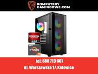 Nowy Komputer Gamingowy Ryzen 5 3600 1TB SSD 32GB RAM RX 580 8GB Win11