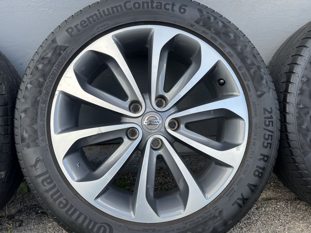 Оригінальні диски Nissan r18 5*114,3 Qashqai Rogue X-Trail Renault