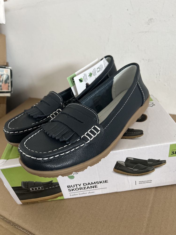 Buty damskie skóra wygodnie 38 nowe