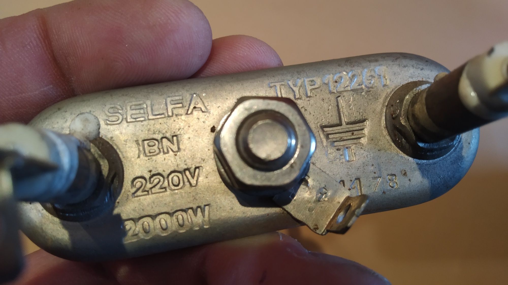 Grzałka do pralki automatycznej 2000 W