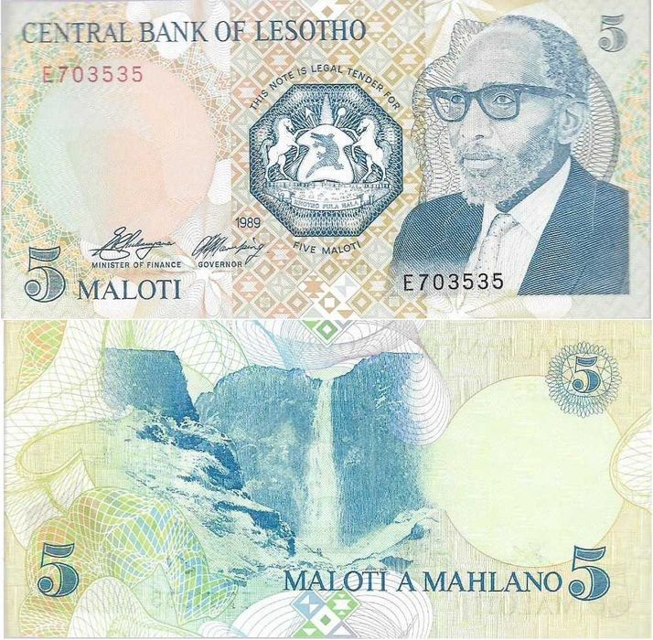 Lesoto - - - - - Notas