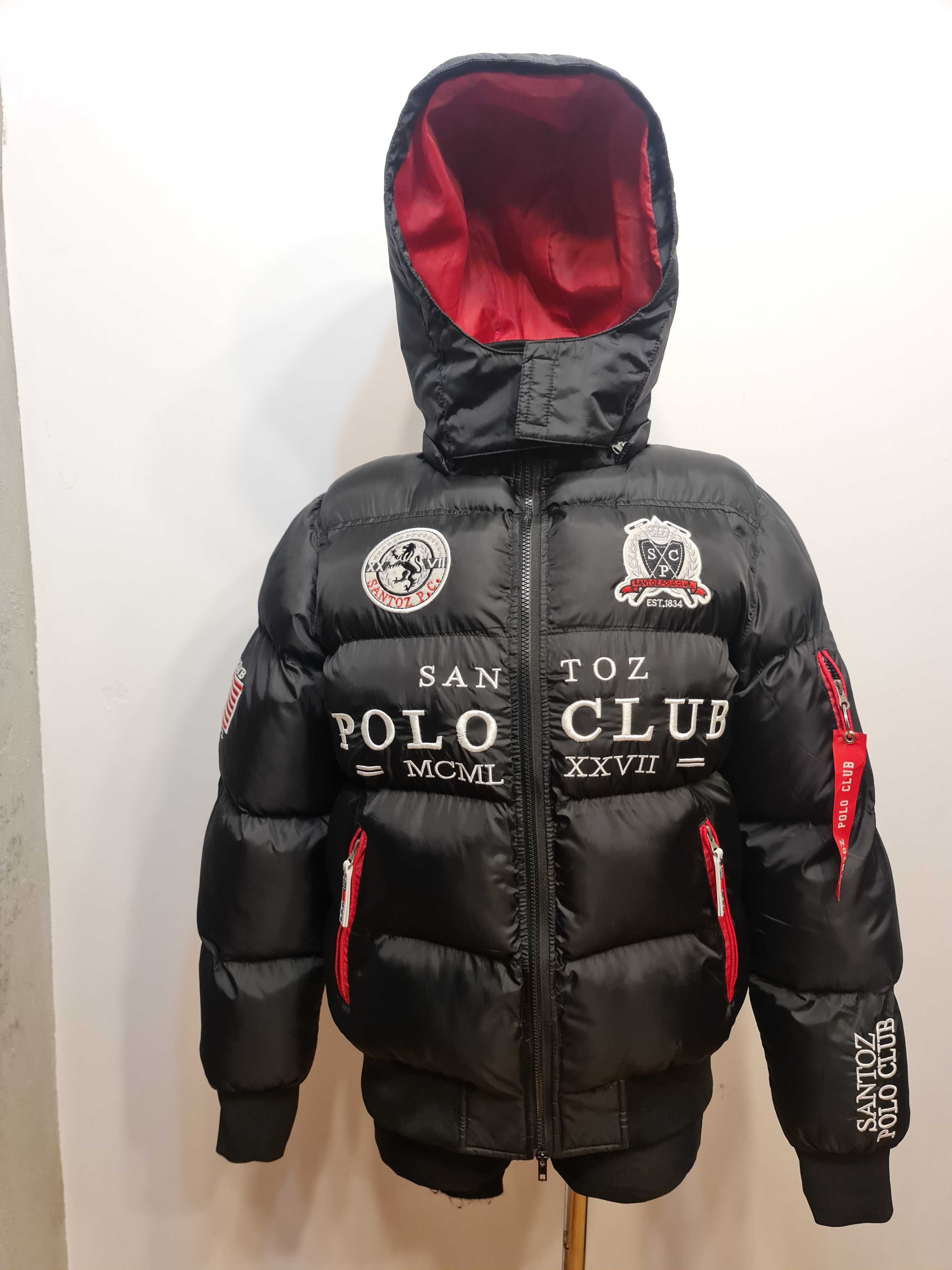 700 Męska Zimowa Kurtka Polo Club Santoz rozmiar M