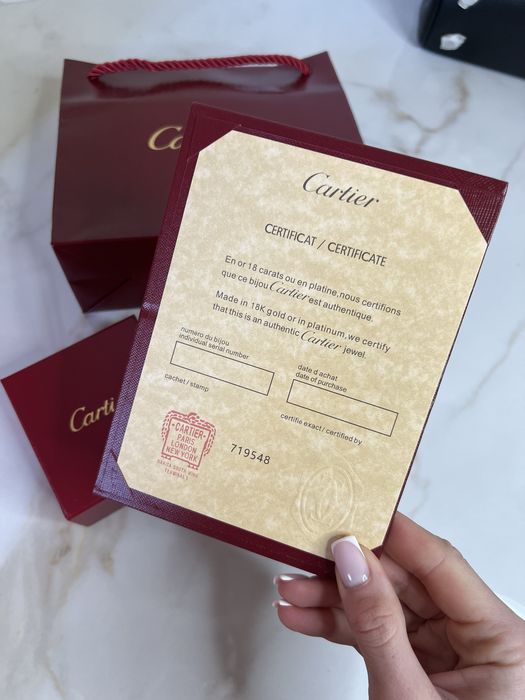 Каблучка цвях Cartier juste in clou au750