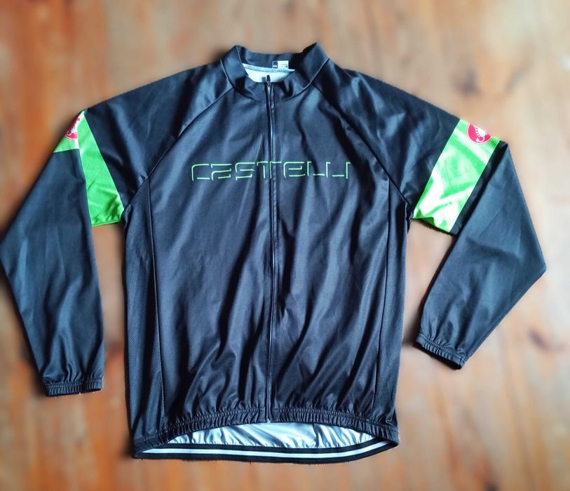 Castelli bluza rowerowa termiczna, odblaski, rozm. XXL