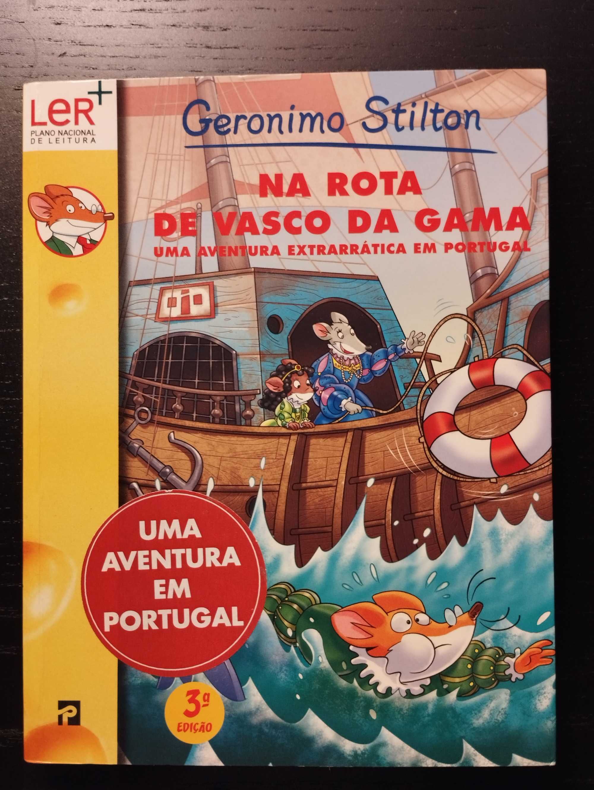 Livro Geronimo Stilton - Na Rota de Vasco da Gama