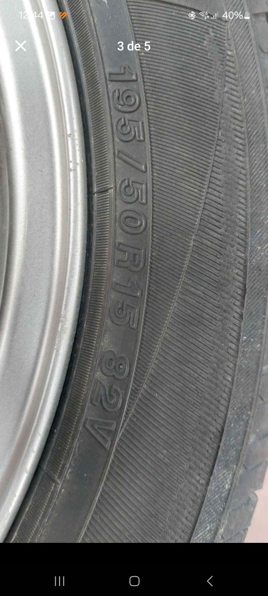 Jantes 15 4x100 com pneu