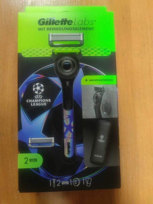 Maszynka do golenia  Gillette Labs + 2 wkłady +wieszak+etui