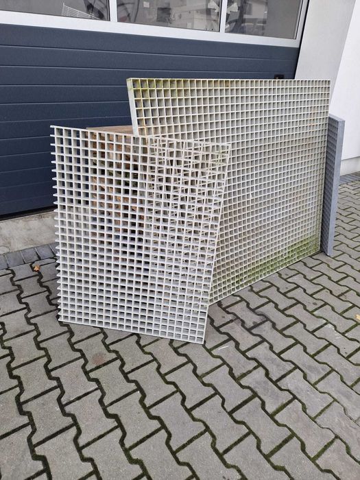 Krata pomostowa z tworzywa podłogowa z polipropylenu WEMA ociekowa