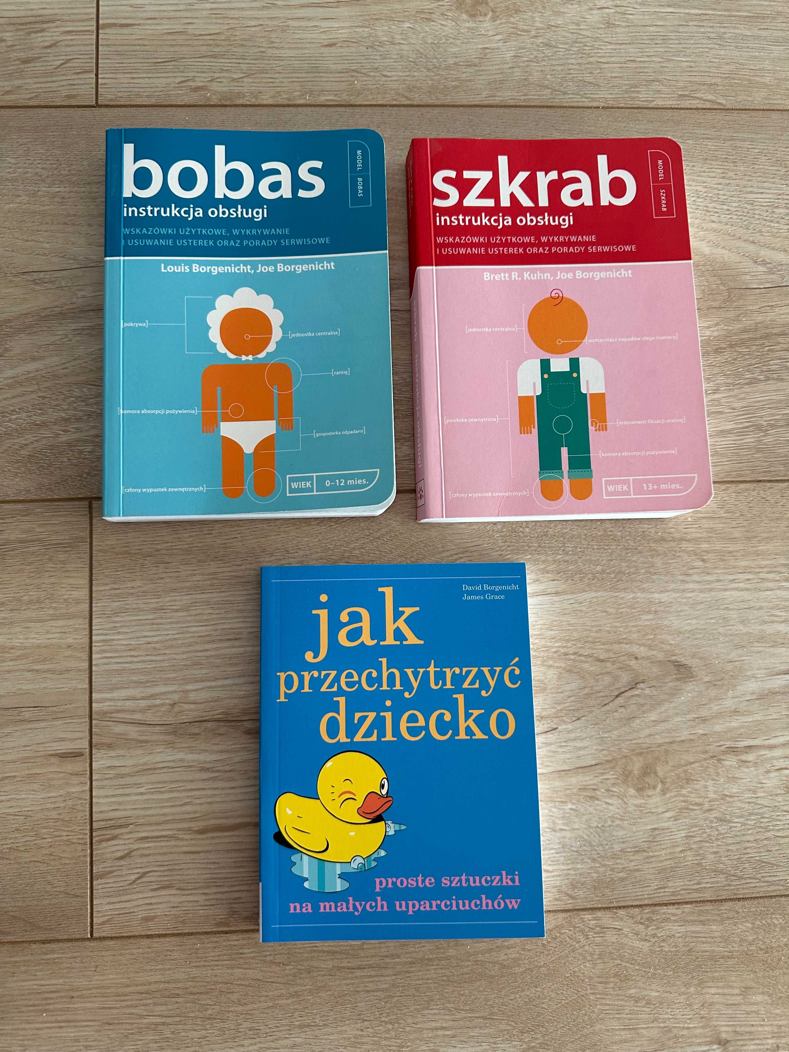 zestaw książek książka bobas szkrab dziecko