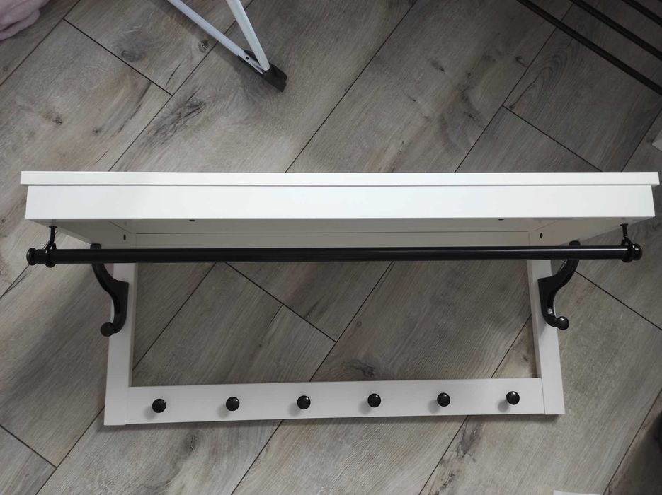 Zestaw ikea ławka na buty i wieszak na ubrania