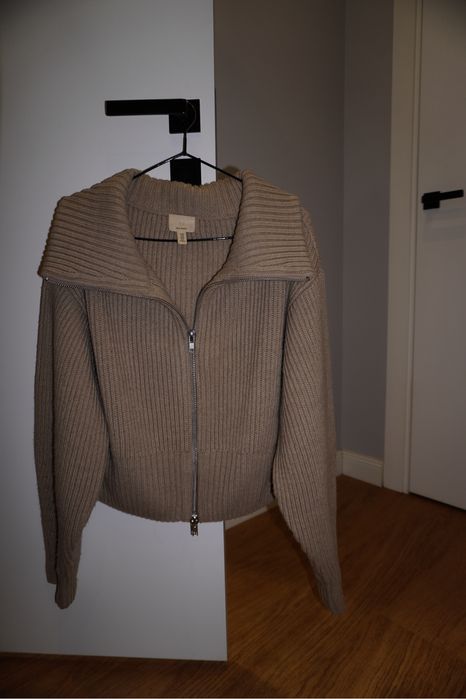 Светр на замку h&m premium , з високим горлом cos