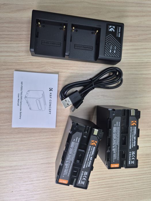 Акумулятори NP-F970 6600 мАh 2шт. + зарядка