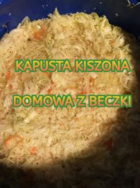 Sprzedam kapustę kiszoną domową z marchewką
Odbiór osobisty w Krakowie