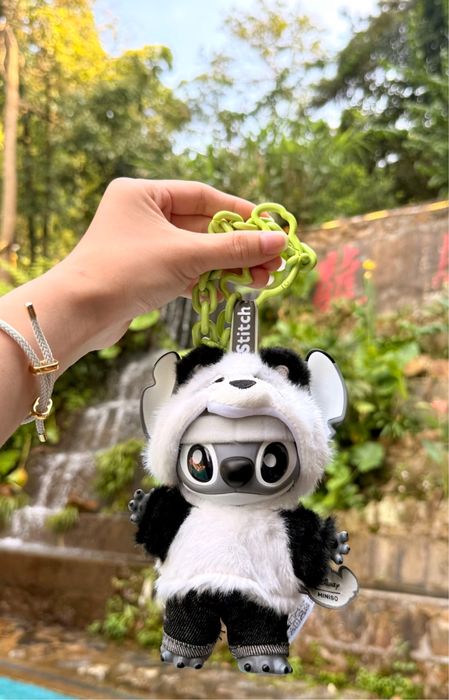 Оригинал Stitch MINISO GenZ Street • Панда • Limited Edition брелок