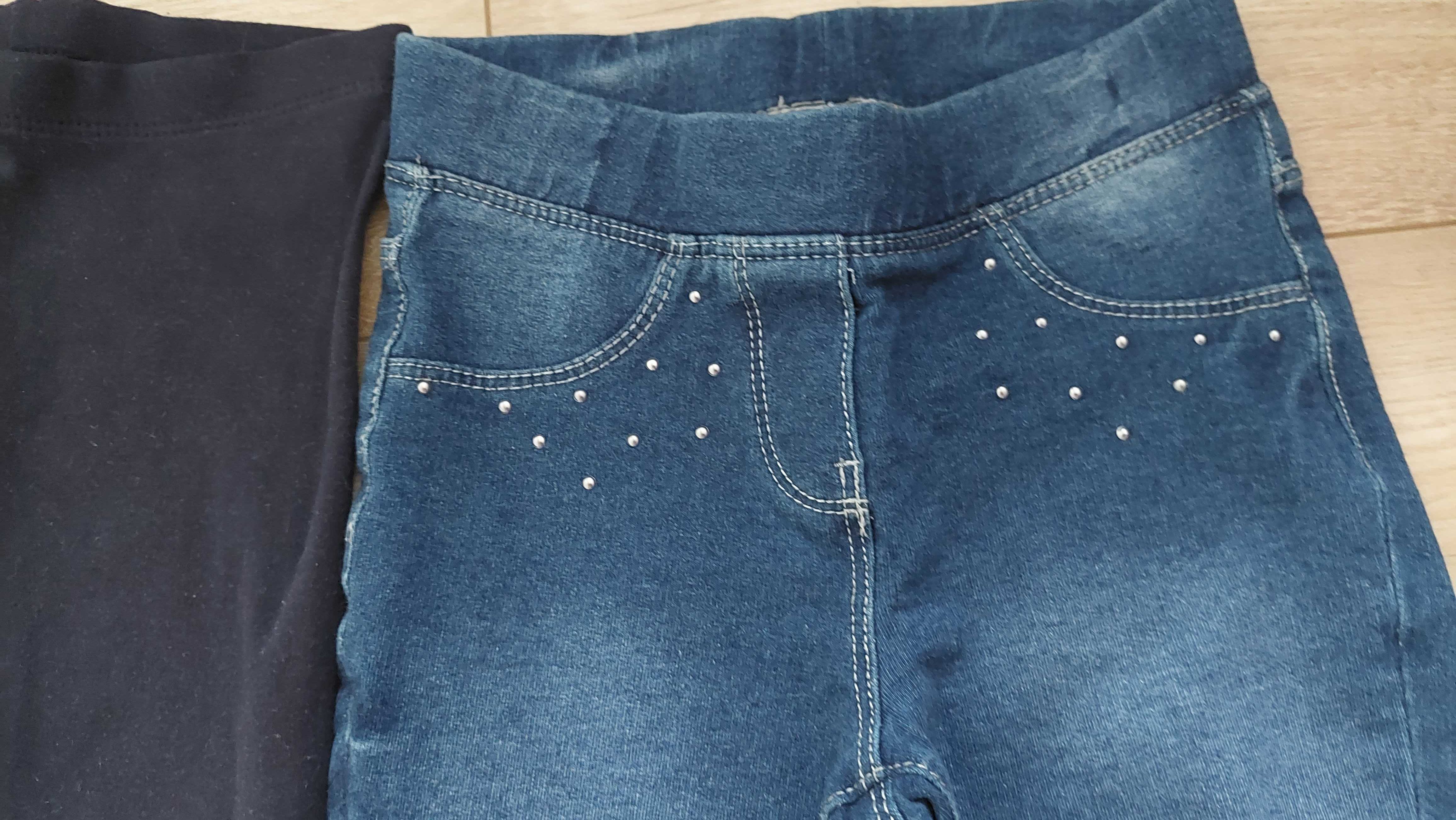 Legginsy dziewczęce jeans Kanz 110