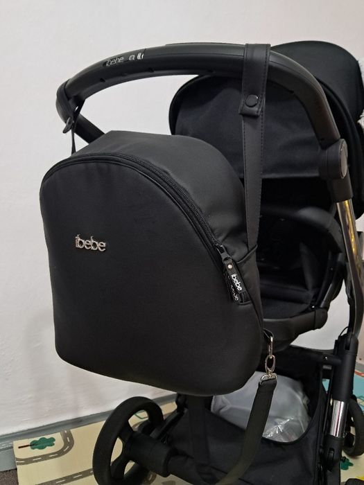 Коляска 2 в 1 Ibebe, з автоматичним тормозом