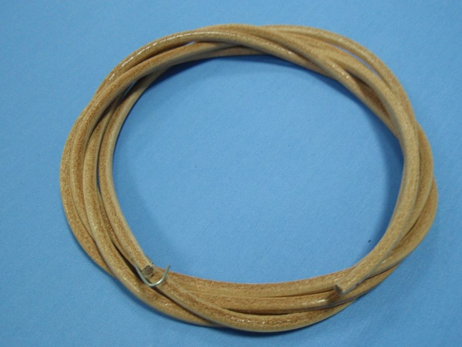 Correia de couro genuíno, máquina de costura