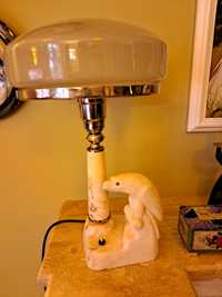 Старовинна настольна лампа (настольная лампа мрамор)