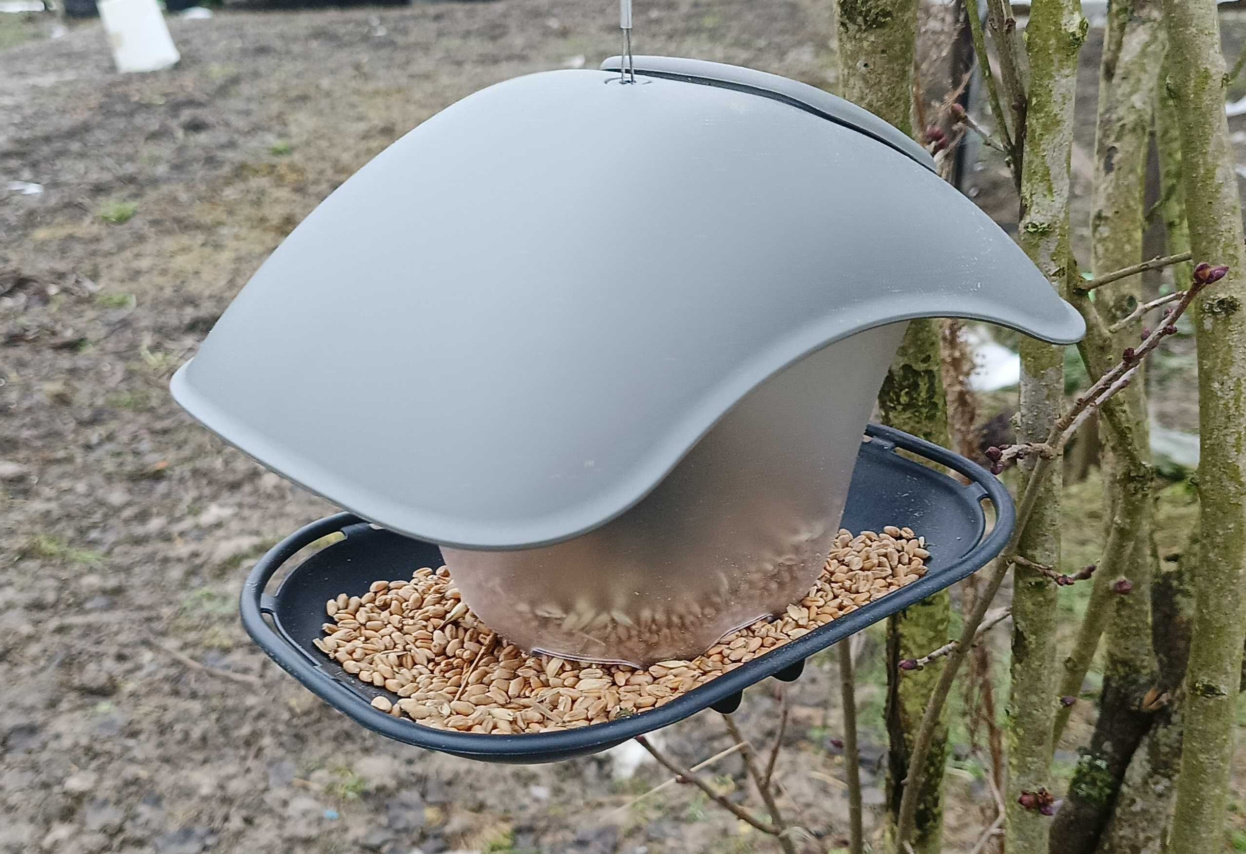 Karmnik dla ptaków Birdyfeed Square nowoczesny karmik