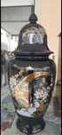 Jarrão preto  decoração