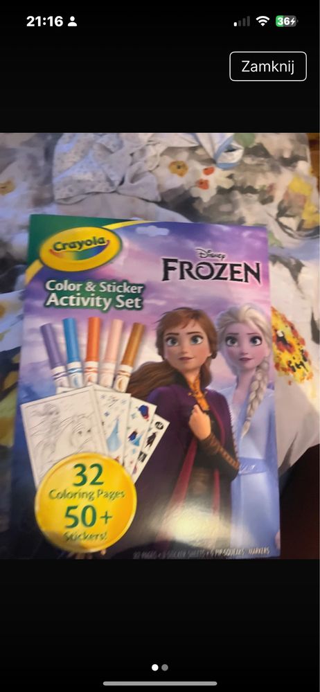 Kolorowanka disney frozer