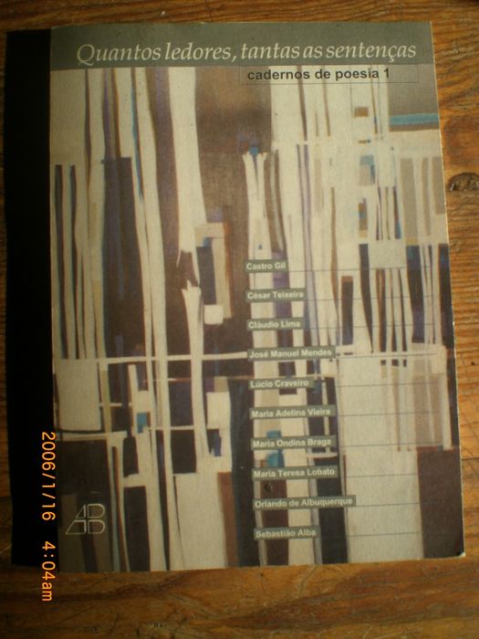Livro de poesia-autores de Braga (1997)