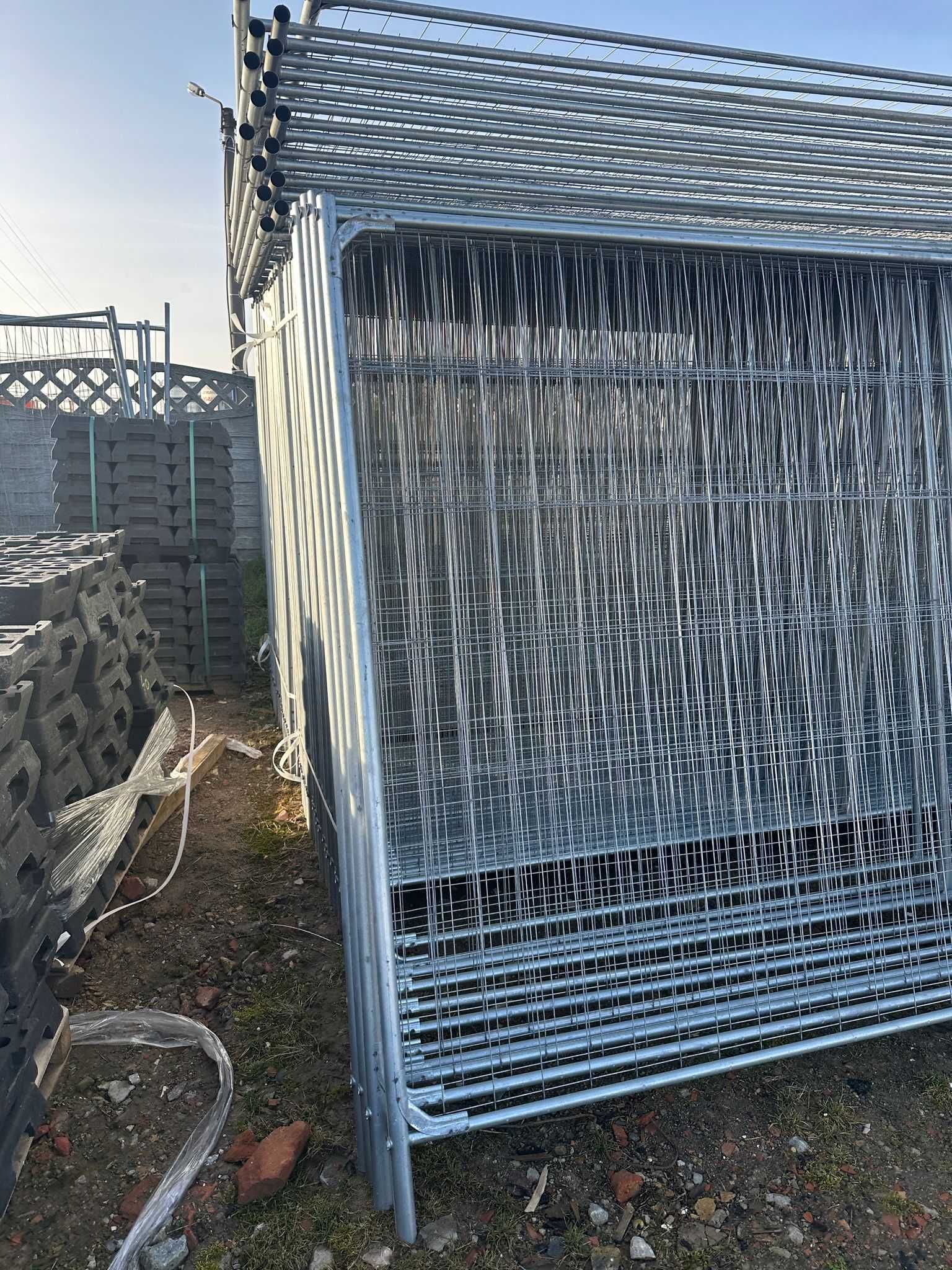 Płot brama ogrodzenie panel "rura w rurze" zestaw 35mb wzmocnione