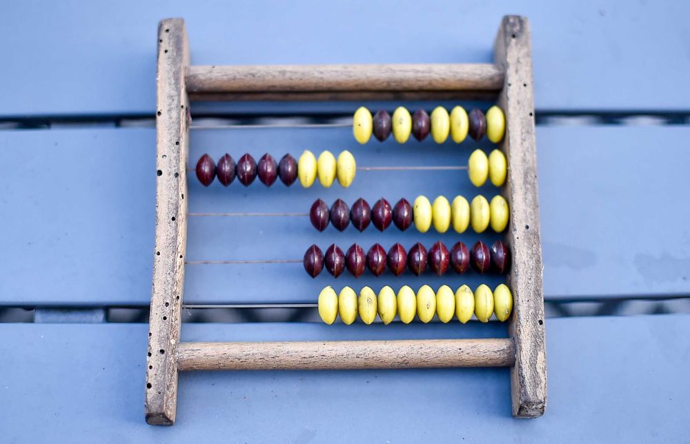 Stare Liczydło Zabawka PRL