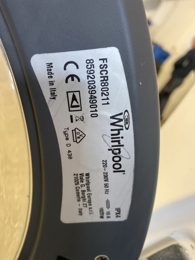 Pralka Whirlpool 8kg 1200 obr, uzywana, 6 msc gwarancji, dowoz gratis
