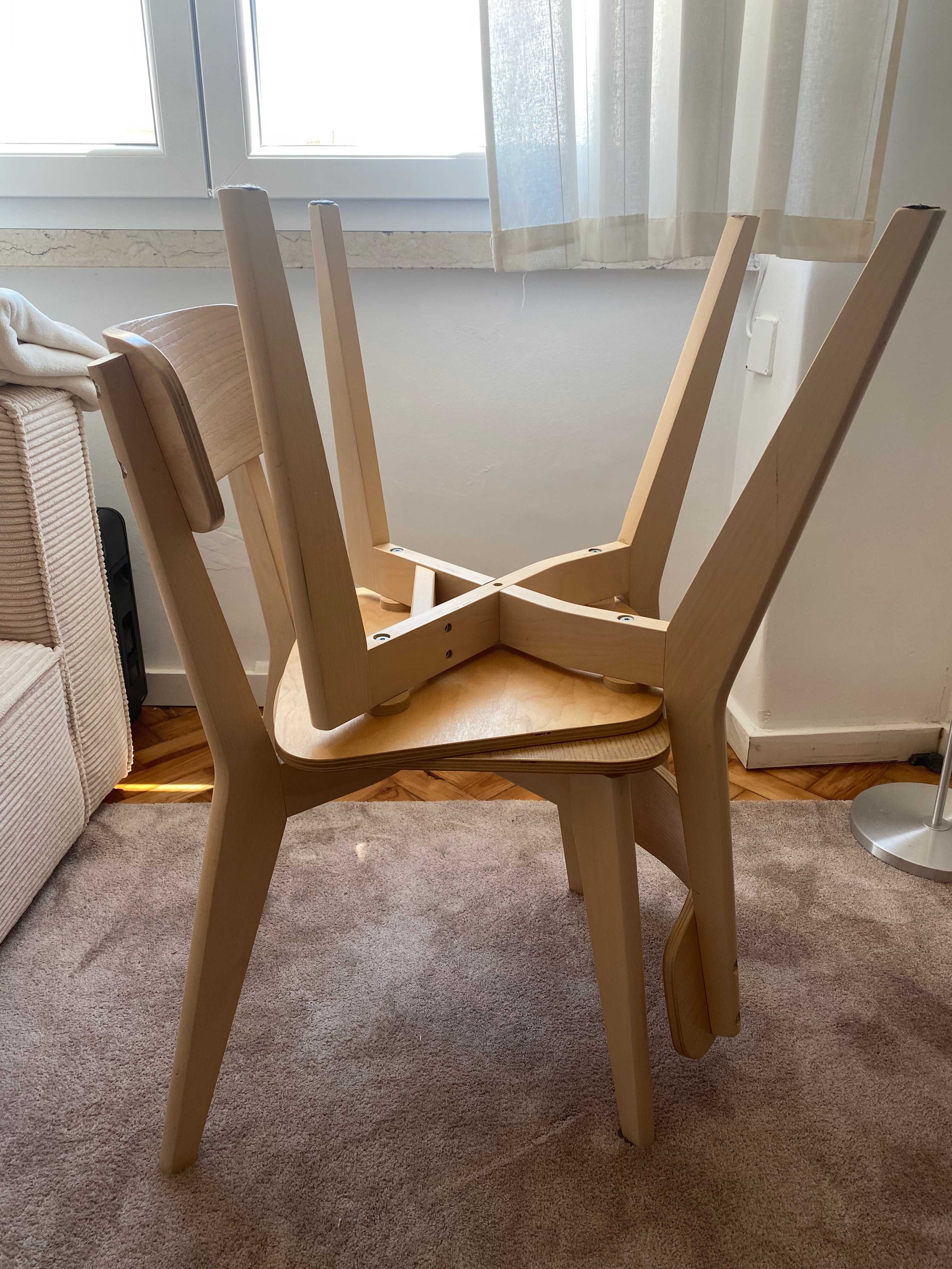 Cadeiras IKEA Lisabo (2 por 1)