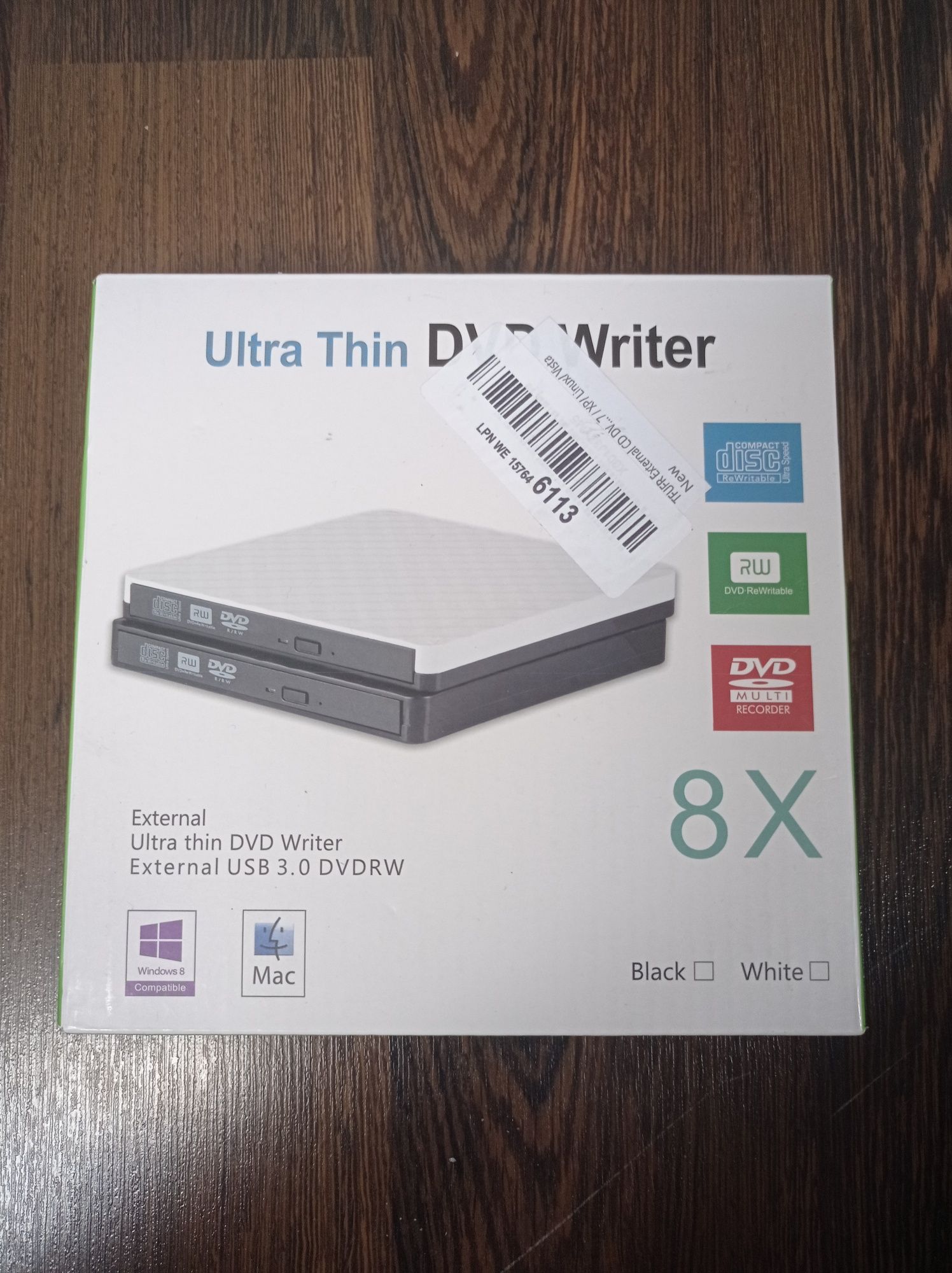 Nagrywarka zewnętrzna DVD na USB