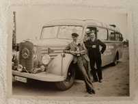 Stara fotografia Mercedes 1937r.
